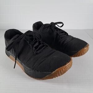 Nobull Outwork Edge Impact Strength Training Shoes Womens 8.5 Black Gum Athletic